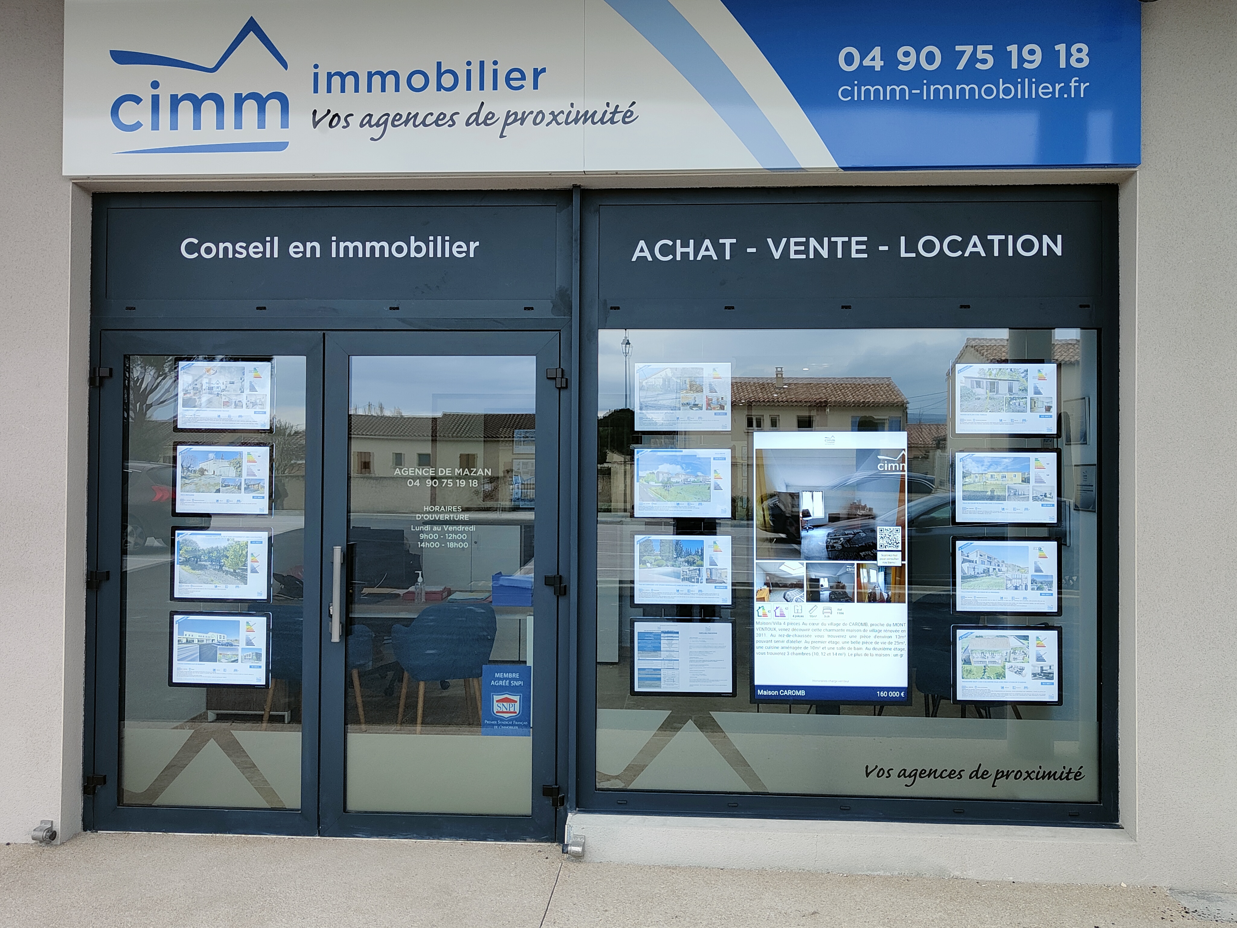 Illustration de CIMM IMMOBILIER MAZAN